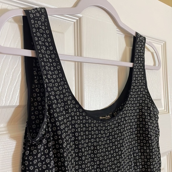 𝅺MASSING Dutti Petterned Tank Top - Navy Blue/White - 4 - Picture 3 of 11